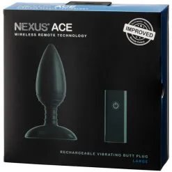 Nexus Ace Large Fjernbetjent Oppladbar Anal Vibrator 15 Nexus Ace Large Fjernbetjent Oppladbar Anal Vibrator -Par Sexleketøy butikk 14861 nexus ace large fjernbetjent anal vibrator 10 package q100