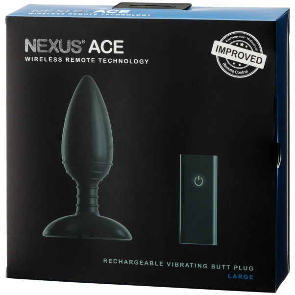 Nexus Ace Large Fjernbetjent Oppladbar Anal Vibrator 8 Nexus Ace Large Fjernbetjent Oppladbar Anal Vibrator - Bilde 8