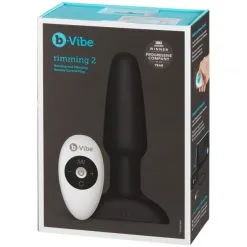 B-Vibe Fjernstyrt Rimming Plug 17 B-Vibe Fjernstyrt Rimming Plug -Par Sexleketøy butikk 15260 b vibe fjernbetjent rimming plug 90 pack q100