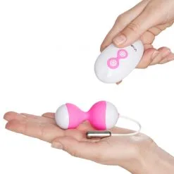 Nalone Miu Miu Fjernstyrt Bekkenbunnstrener -Par Sexleketøy butikk 15429 nalone miu miu fjernstyret baekkenbundstraener 51 hand q100