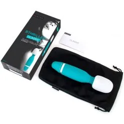 B Swish Bthrilled Classic Wand Vibrator -Par Sexleketøy butikk 16594 b swish bthrilled classic wand vibrator turquoise q100 04 1