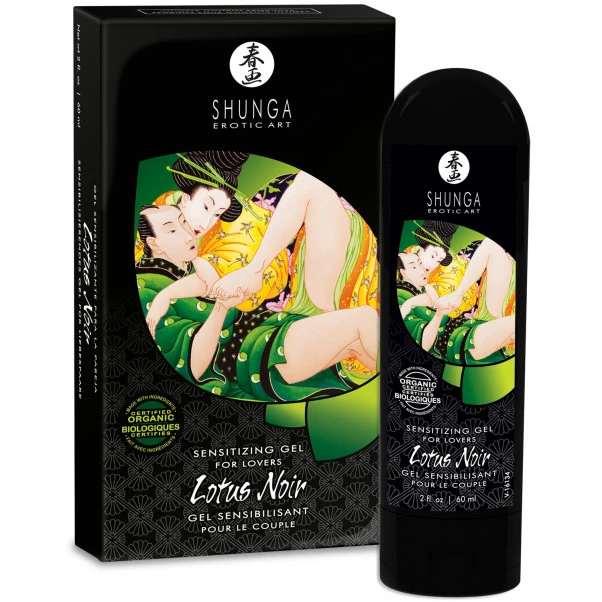 Shunga Lotus Noir Stimulerende Gel 60 Ml 2 Shunga Lotus Noir Stimulerende Gel 60 Ml - Bilde 2