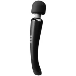 Love Magic Elegance Oppladbar Wand -Par Sexleketøy butikk 17045 love magic elegance opladelig wand 03 black q100