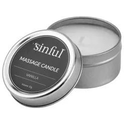Sinful Vanilje Massasjelys 30 G