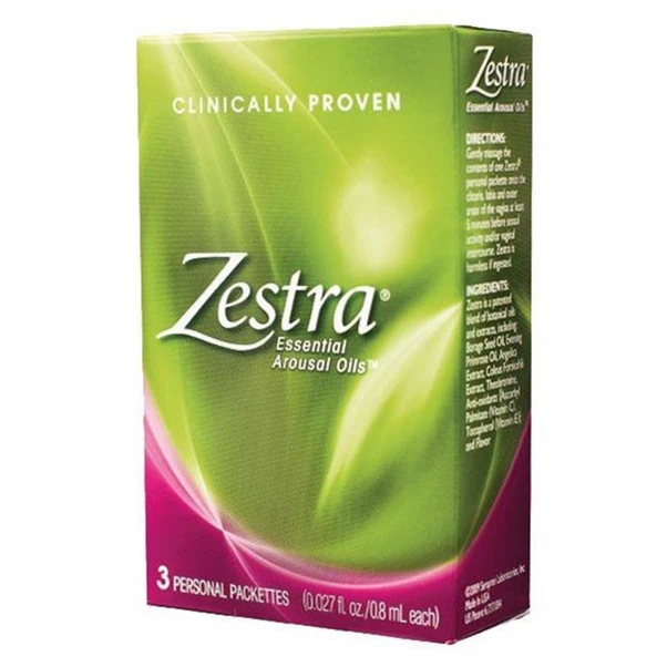 Zestra Klitoris Stimulerende Olje 3 X 0.8 Ml 1 Zestra Klitoris Stimulerende Olje 3 X 0.8 Ml