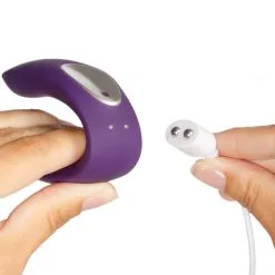 Satisfyer Satisfyer Double Plus -Par Sexleketøy butikk 18693 partner plus par vibrator med fjernbetjening 06 hand q100