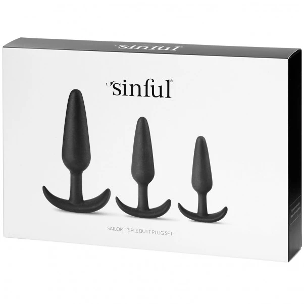 Sinful Sailor Triple Buttplugg Sett 6 Sinful Sailor Triple Buttplugg Sett - Bilde 6