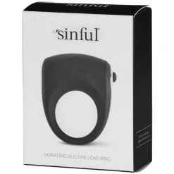 Sinful Vibrerende Silikon Penisring 7 Sinful Vibrerende Silikon Penisring -Par Sexleketøy butikk 19429 sinful vibrerende silikone love penisring 01