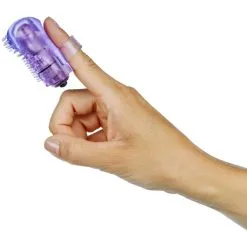 Baseks Finger Fun Vibrator -Par Sexleketøy butikk 20595 baseks fun finger vibrator 50 hand q100