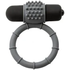 Baseks Silikone Penisring Med Vibrator -Par Sexleketøy butikk 21253 passkey baseks silicone vibration cock ring q100 04