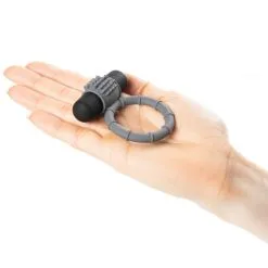 Baseks Silikone Penisring Med Vibrator -Par Sexleketøy butikk 21253 passkey baseks silicone vibration cock ring q100 05
