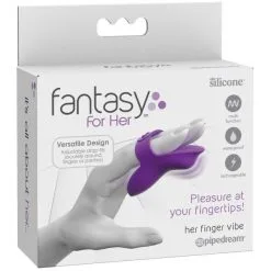 Fantasy For Her Fingervibrator -Par Sexleketøy butikk 21595 new fantasy for her finger vibrator q100 01