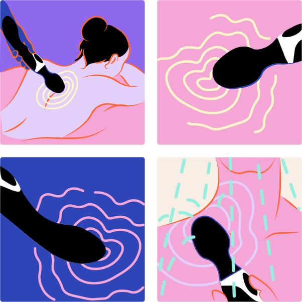 Sinful Curvy Double Pleasure Oppladbar Magic Wand Vibrator 5 Sinful Curvy Double Pleasure Oppladbar Magic Wand Vibrator - Bilde 5