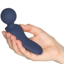 Amaysin Curvy Oppladbar Mini Magic Wand Vibrator -Par Sexleketøy butikk 23052 amaysin curvy mini magic wand opladelig 50 hand q100