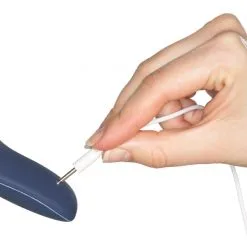 Amaysin Curvy Oppladbar Mini Magic Wand Vibrator -Par Sexleketøy butikk 23052 amaysin curvy mini magic wand opladelig 51 hand q100