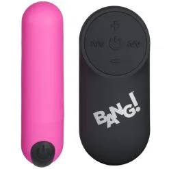 Bang! Fjernstyrt Bulletvibrator 12 Bang! Fjernstyrt Bulletvibrator -Par Sexleketøy butikk 23545 bang ultra powerful bullet vibrator remote controlled 03x q100