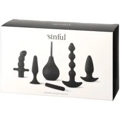 Sinful Ultimate Play Analpluggsett -Par Sexleketøy butikk 23570 sinful ultimate play butt plug kit 90 pack q100