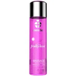 Swede Fruity Love Oppvarmende Massasjelotion Med Smak, 120 Ml. 120 Ml -Par Sexleketøy butikk 23811 swede fruity love massage olie 120 ml raspberry rhubarb 01 q100 1