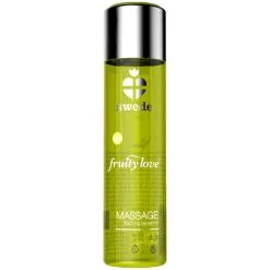 Swede Fruity Love Oppvarmende Massasjelotion Med Smak, 120 Ml. 120 Ml -Par Sexleketøy butikk 23813 swede fruity love massage olie 120 ml vanilla gold pear 01 q100 1