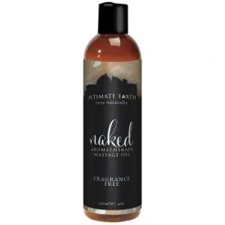 Intimate Earth Naked Massasjeolje 120 Ml