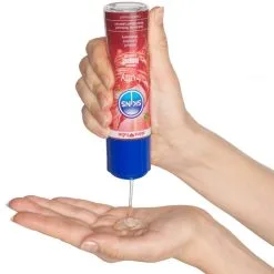 Skins Fruity Water-based Lubricant Strawberry 130 Ml -Par Sexleketøy butikk 23961 skins waterbased lubricant 130 ml 51 hand q100