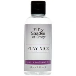 Fifty Shades Of Grey Play Nice Massasjeolje Vanilje 90 Ml