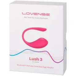 Lovense Lush 3 Appstyrt Vibratoregg -Par Sexleketøy butikk 24331 lovense lush 3 app controlled g spot vibrator 90 pack q100 1