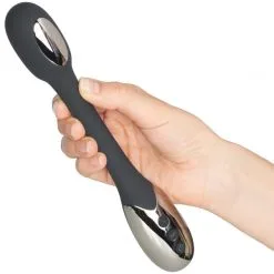 CalExotics Volt Electro Charge E-stim Vibrator -Par Sexleketøy butikk 24485 volt electro charge full coverage e stimulation vibrator 50 hand q100