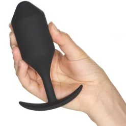 B-Vibe Snug Plug 4 Analplugg -Par Sexleketøy butikk 24818 b vibe snug plug 4 butt plug 50 hand q100