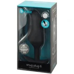 B-Vibe Snug Plug 6 Analplugg 9 B-Vibe Snug Plug 6 Analplugg -Par Sexleketøy butikk 25045 b vibe snug plug 6 butt plug 90 pack q100