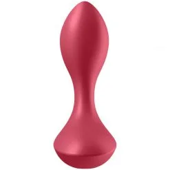 Satisfyer Backdoor Lover Analplugg Vibrator -Par Sexleketøy butikk 25087 satisfyer backdoor lover plug vibrator red 04 product q100