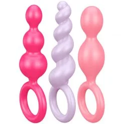 Satisfyer Booty Call Coloured Analpluggsett