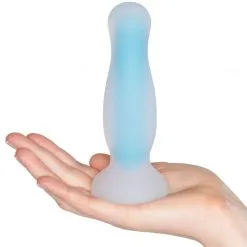 Baseks Glow In The Dark Analdildo-sett -Par Sexleketøy butikk 25141 baseks glow in the dark anal dildo large bl 50 hand 1 1