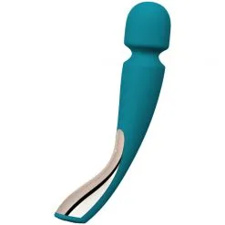 LELO Smart Wand 2 Medium Vibrator -Par Sexleketøy butikk 25486 lelo smart wand medium 2 blue 01 product q100