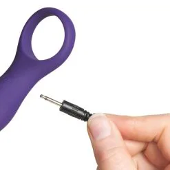 Sinful Passion Purple Oppladbar Vibrerende Penisring -Par Sexleketøy butikk 25949 sinful passion purple rechargeable vibrating love ring 51 hand q100