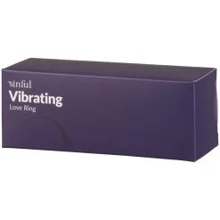 Sinful Passion Purple Oppladbar Vibrerende Penisring -Par Sexleketøy butikk 25949 sinful passion purple rechargeable vibrating love ring 90 pack q100