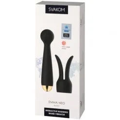 Svakom Emma Neo App-kontrollert Warming Wand Vibrator -Par Sexleketøy butikk 25974 svakom emma neo app controlled wand 90 pack q100