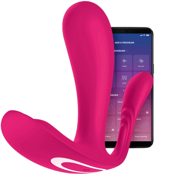 Satisfyer Top Secret+ Connect App App-kontrollert Vibrerende G-punkt Og Analstimulator 1 Satisfyer Top Secret+ Connect App App-kontrollert Vibrerende G-punkt Og Analstimulator