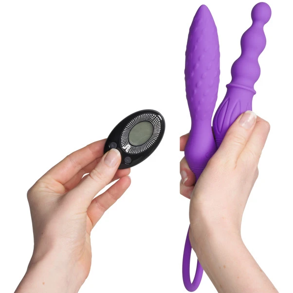 Adrien Lastic 2 2X Fjernstyrt Dobbelvibrator 3 Adrien Lastic 2 2X Fjernstyrt Dobbelvibrator - Bilde 3