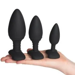 Nexus Butt Plug Trio-sett -Par Sexleketøy butikk 26405 nexus butt plug trio set 51 hand q100