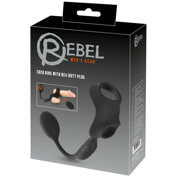Rebel Men's Gear Penisring Med Fjernstyrt Analplugg 7 Rebel Men's Gear Penisring Med Fjernstyrt Analplugg - Bilde 7