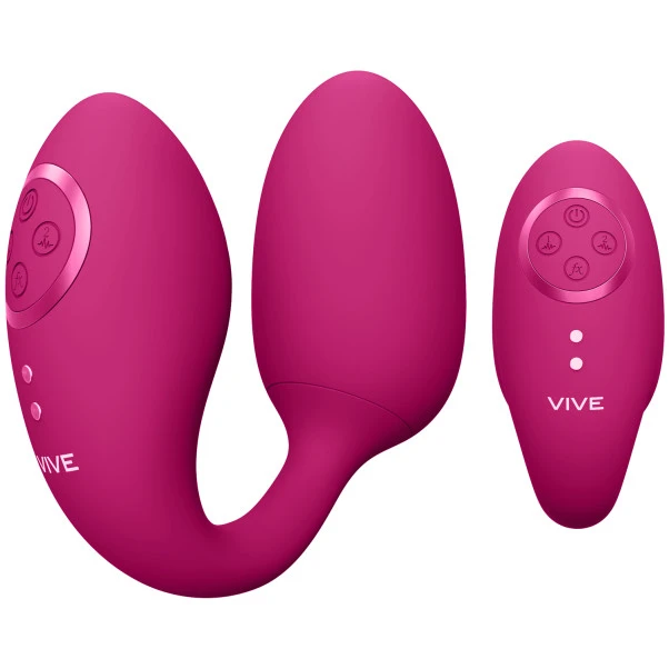 Vive Aika Remote-controlled Double-action Pulse-Wave & Vibrating Love Egg 1 Vive Aika Remote-controlled Double-action Pulse-Wave & Vibrating Love Egg