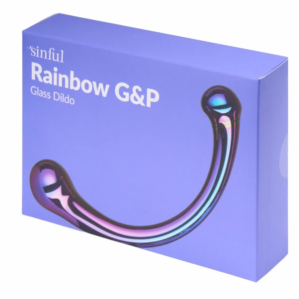 Sinful Rainbow G&P Glassdildo 17 Cm 4 Sinful Rainbow G&P Glassdildo 17 Cm - Bilde 4