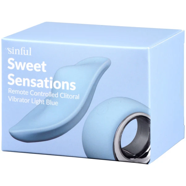 Sinful Sweet Sensations Lyseblå Fjernstyrt Klitorisvibrator 10 Sinful Sweet Sensations Lyseblå Fjernstyrt Klitorisvibrator - Bilde 10