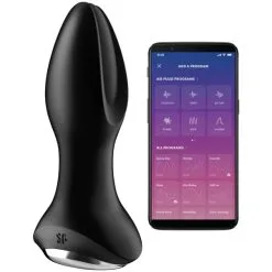 Satisfyer Rotator Plug 2+ App-kontrollert Roterende Og Vibrerende Analplugg