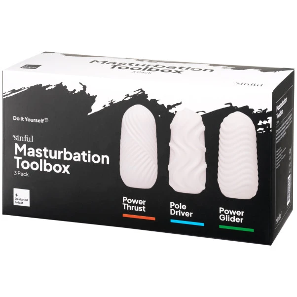 Sinful Masturbation Toolbox 3 Pack 9 Sinful Masturbation Toolbox 3 Pack - Bilde 9