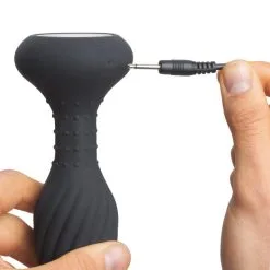 Obaie Rimming Vibrerende Analplugg 12 Obaie Rimming Vibrerende Analplugg -Par Sexleketøy butikk 27148 obaie rimming vibrating butt plug 52 hand q100