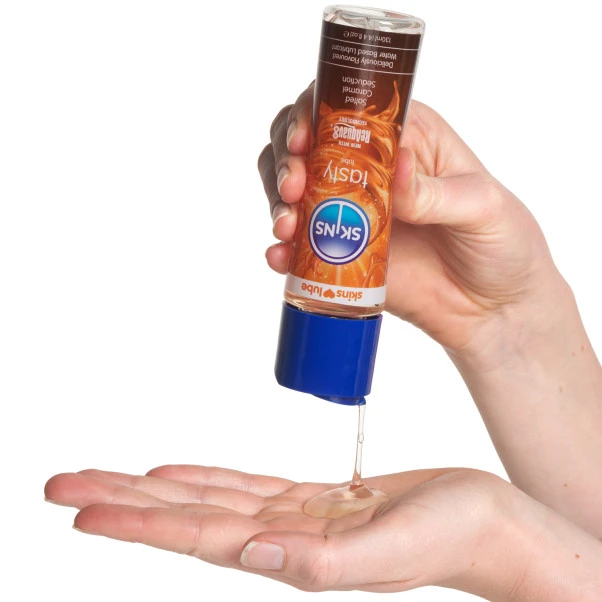 Skins Salted Caramel Seduction Vannbasert Glidemiddel 130 Ml 3 Skins Salted Caramel Seduction Vannbasert Glidemiddel 130 Ml - Bilde 3