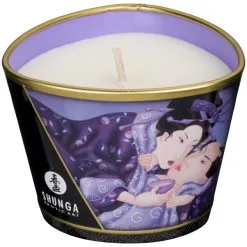 Shunga Massasje- Og Stemningslys 170 Ml -Par Sexleketøy butikk 27473 shunga massage ambiance candle 170 ml 04 product q100
