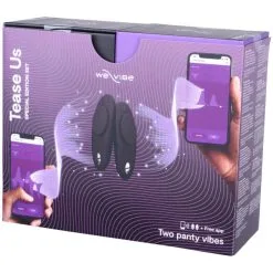 We-Vibe Tease Us Sett Med Moxie Trusevibrator 7 We-Vibe Tease Us Sett Med Moxie Trusevibrator -Par Sexleketøy butikk 27565 we vibe tease us set with moxie panty vibrator 90 pack q100